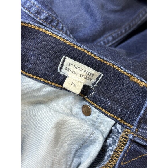 Madewell Womens Size 28 9" High-Rise Skinny Denim Jeans Stretch Soft Comfortable - Picture 7 of 9